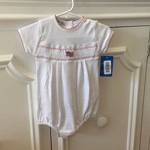 Magnolia Baby 9M American flag bubble